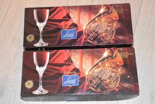 Lot verre cl - 12, cristal
