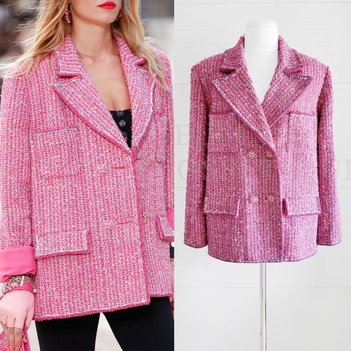 Veste oversize rose - rose, chanel