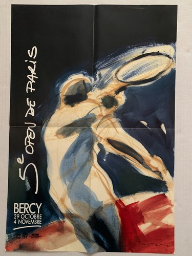 Rare affiche open paris - open, de
