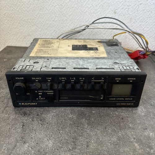 Autoradio vintage san remo - k7,