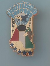 INSIGNE 1°R.C.P. REGIMENT CHASSEURS PARACHUTISTE KOWEIT 1991. BALLARD.
