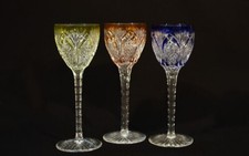 Ensemble de 3 verres Etzel Cristal / Set of 3 Etzel Crystal glasses