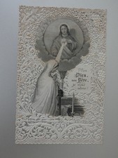 image pieuse canivet dentelle mon dieu mon pere je vous adore turgis 1041