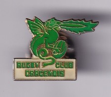 RARE PINS PIN'S .. SPORT RUGBY CLUB TEAM DRAGON R.C DRAGUIGNAN 83 ~GA