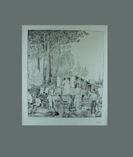 Jean-Emile LABOUREUR "La halte