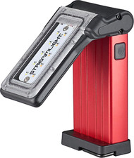 61501 Flipmate 500-Lumen USB Rechargeable Multi-Function Compact Work Light, Red