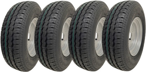 Roue remorque 145r10 pneu - roue, 145r10,