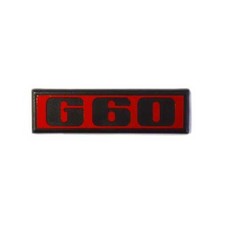 Sigle adhésif G60 noir sur