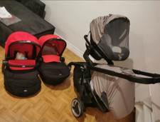 Poussette double Chicco Fully Twin rouge et noire