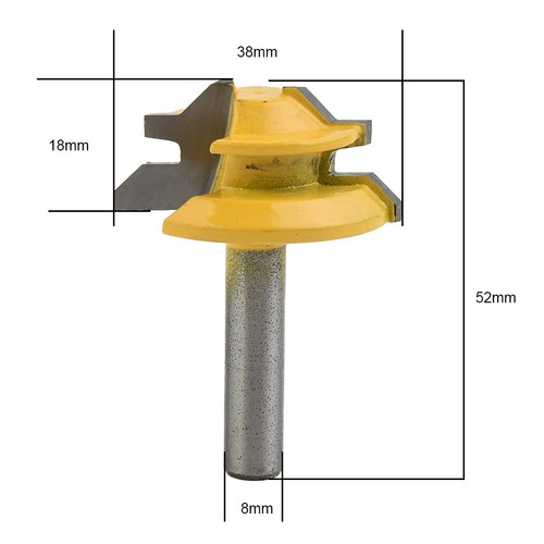 Embout routeur onglet - 1x,