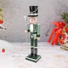 Poupée Casse-Noisette en bois de 38 cm, faite à la main pour une pendaison