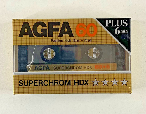 Cassette agfa 60 6 - k7,