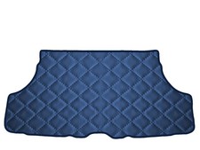 Matelassé Cuir éco BLEU FONCÉ Tapis coffre pour Ford Fiesta MK1 1976-1983