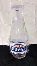 Ancienne carafe en verre « PASTIS DUVAL » 33 CL – Bistrot H : 18 cm