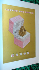 CARON  PARFUM   LOT de  10 PUBLICITÉS  ANCIENNES