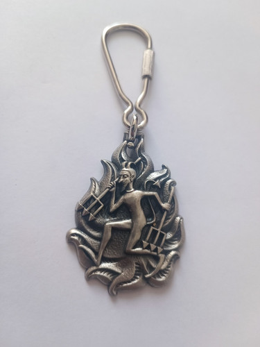 Porte clés métal diable - métal,