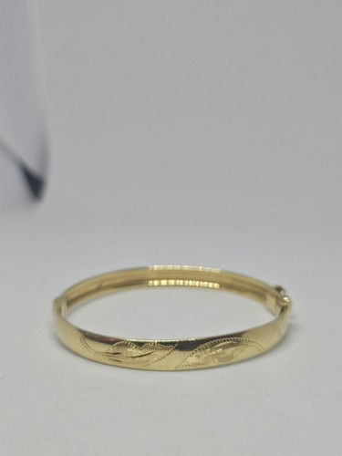 Jonc ouvrant 18 carats - or,