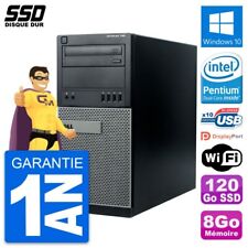PC Tour Dell OptiPlex 790 MT Intel G630 RAM 8Go SSD 120Go Windows 10 Wifi