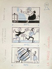 DESSIN ORIGINAL  SIGNE  MARY