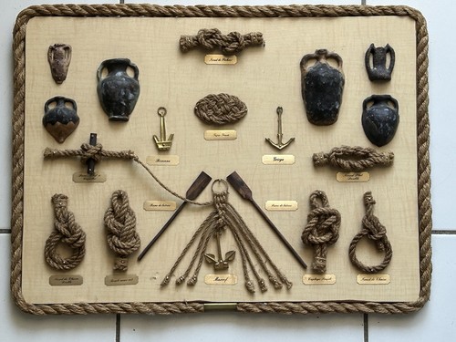 Tableau noeuds marins bateaux - tableau,