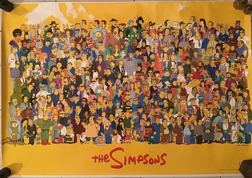 Affiche les simpsons par matt - affiche,