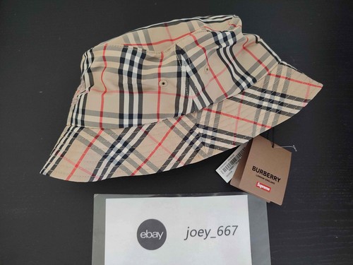 Supreme burberry crusher hat - supreme,
