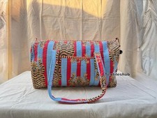 Sac Duffle Matelassé En Coton