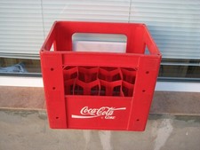 Caisse en plastique Coca Cola Vintage rouge pour bouteilles de 1,5 l vide...