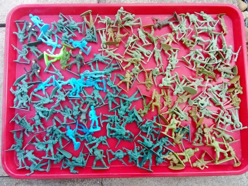 Lot figurine plastique - lot,