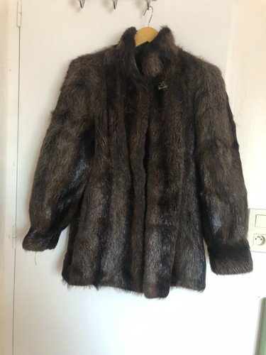 Veste fourrure marmotte - fourrure,