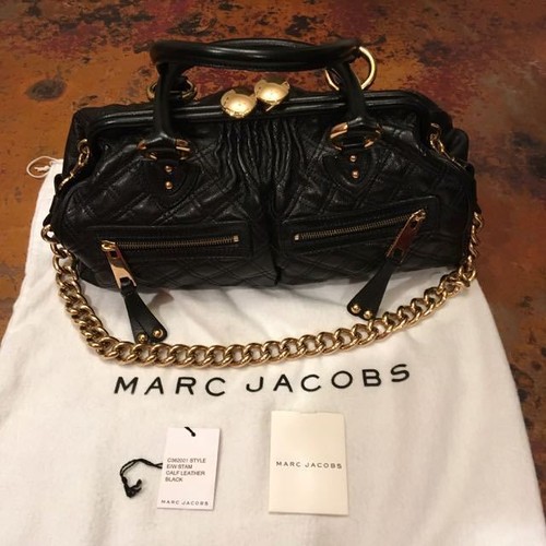 Authentic marc jacobs - marc, leather