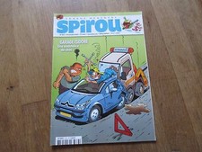 JOURNAL BD  SPIROU 3737 + feuillet errata du mini recit garage isidore