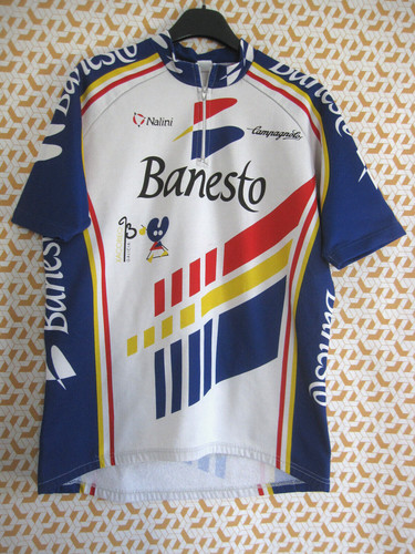 Maillot cycliste banesto - maillot,