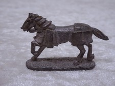 Va4BGB - Cheval Miniature En Étain - Vintage