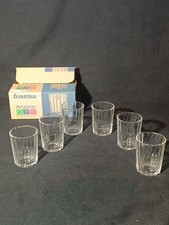 A1BC⚠️6 VERRES ARCOROC CASTELLI 8 CL EN BOITE  NEUF ⚠️