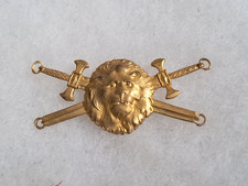 Un insigne militaire "  Brevet Moniteur Sportif Marine " à coudre.