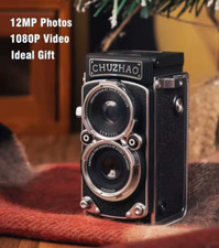 Mini Caméra Vintage CHUZHAO 12MP 1080P HD Retro pour vlog & cadeau