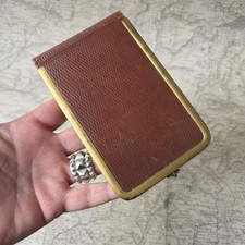 Carnet en Cuir Palais Royal Daté 1881 French Victorian 