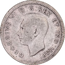 Canada, George VI, 10 Cents