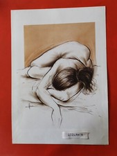 affiche pin up femme nue L.HOURS  style Aslan ed Selbor 35x50 cm n° 2