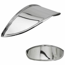 VISIERE DE PHARE CHROME ROND