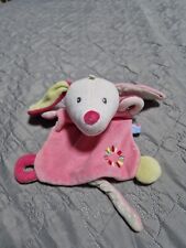 Doudou Sucre D Orge Chien Souris Lapin Rose