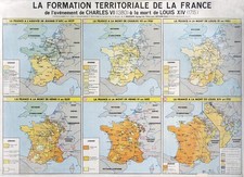 Carte scolaire de 1962 La