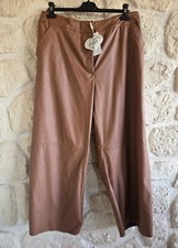Pantalon marron imitation cuir