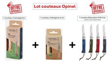 Lot de 3 couteaux OPINEL 