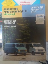 revue Technique Diesel Citroën c25 Peugeot j5 diesel cip 126.5