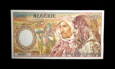 BILLET DE 5000 FRANCS - ALGERIE (2025) - EN LANGUES FRANCAISE, ARABE, AMAZIGHE !