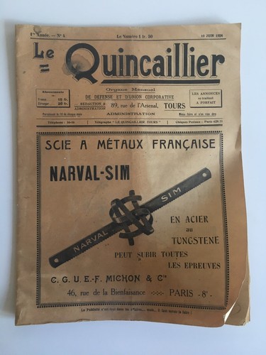 Revue quincaillier tours - le,