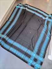 Ancien Châle Laine Et Soie Fin 19 Ème Début 20 Ème