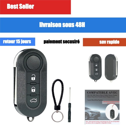 Coque clé voiture boutons - voiture, 3